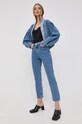 Custommade jeansy Yukia 999448512 niebieski SS22