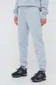 Jack Wolfskin spodnie dresowe bawełniane niebieski