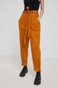 Pepe Jeans pantaloni de bumbac Fellon Pant PL211524.097 maro SS22