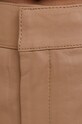 Kožené nohavice Gestuz béžová 10905887