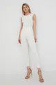 Elisabetta Franchi spodnie dresowe biały