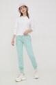 Donji dio trenirke Superdry W7010733A.7AP tirkizna SS22