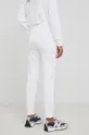 λευκό United Colors of Benetton - Βαμβακερό παντελόνι