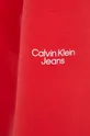 κόκκινο Βαμβακερό παντελόνι Calvin Klein Jeans