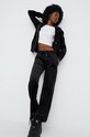 Juicy Couture pantaloni de trening JCAP180.101 negru SS25