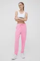 różowy Calvin Klein Performance spodnie dresowe CK Essentials