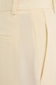 Victoria Beckham spodnie jedwabne beżowy 1222WTR003546B