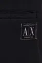 czarny Armani Exchange spodnie bawełniane 3LYP37.YNWTZ