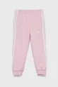 рожевий Дитячі штани adidas Performance HF1904 Для дівчаток
