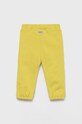 United Colors of Benetton spodnie bawełniane dziecięce 3QLAGF003.P zielony SS22