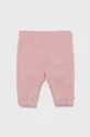 Tommy Hilfiger spodnie dziecięce różowy