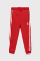 czerwony adidas Originals spodnie dziecięce HD2037 Dziecięcy