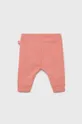 Detské bavlnené nohavice United Colors of Benetton ružová