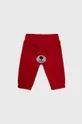 червоний Дитячі бавовняні штани United Colors of Benetton Дитячий