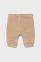 United Colors of Benetton spodnie bawełniane dziecięce 3CEDAF004.W beżowy SS22