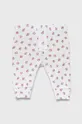 GAP spodnie bawełniane dziecięce (3-pack) różowy