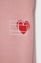 CHLAPEC Dětské bavlněné kalhoty Tommy Hilfiger KS0KS00258.PPYY růžová