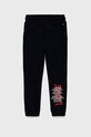 Tommy Hilfiger spodnie bawełniane dziecięce KS0KS00258.PPYY granatowy SS22