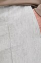 Ľanové nohavice Emporio Armani sivá I1P890.I1448