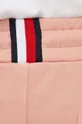 różowy Tommy Hilfiger spodnie dresowe bawełniane