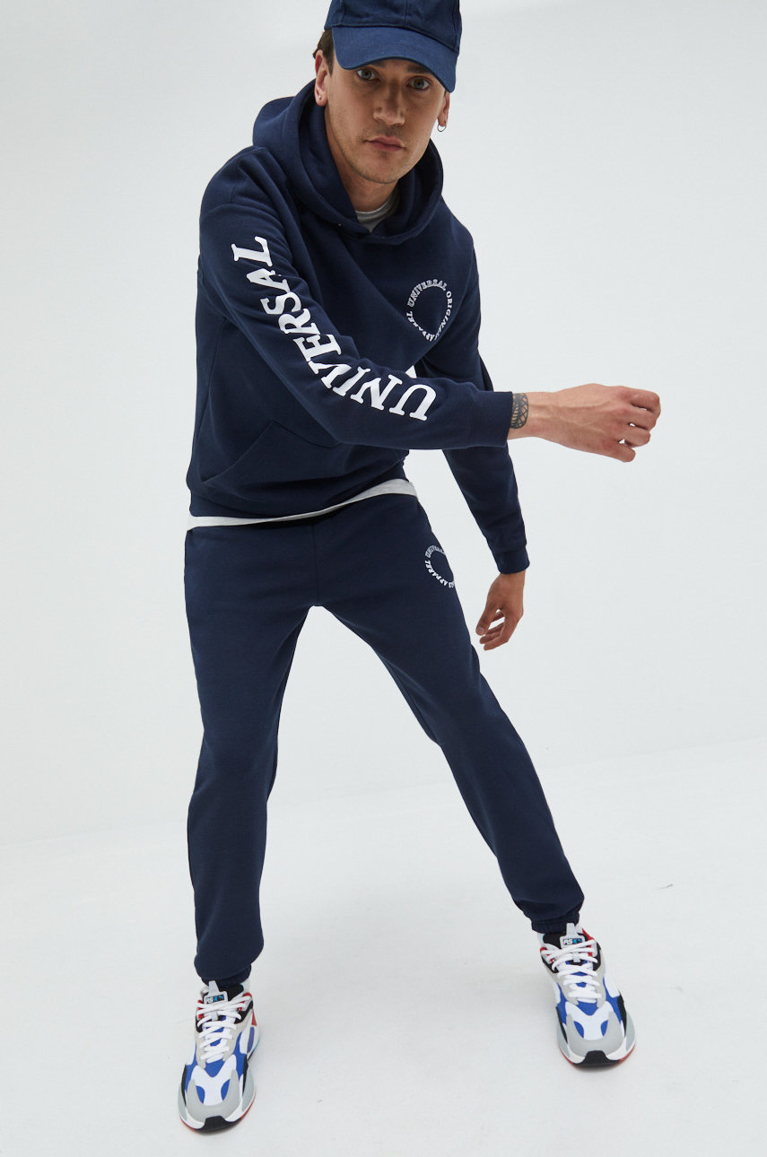 granatowy Jack & Jones spodnie dresowe
