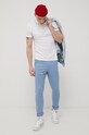 Produkt by Jack & Jones spodnie 12204572.FadedDenim fioletowy SS22