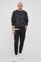 Calvin Klein Jeans Spodnie bawełniane czarny