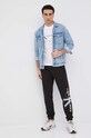 Calvin Klein Jeans spodnie J30J319773.PPYY J30J319773.PPYY czarny SS22