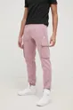 Hlače adidas Originals Adicolor roza