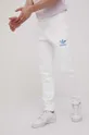 Παντελόνι adidas Originals λευκό