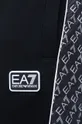 μαύρο Βαμβακερό παντελόνι EA7 Emporio Armani