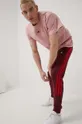 Παντελόνι adidas Performance μπορντό