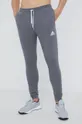 siva Trenirka hlače adidas Performance Moški