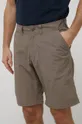 brązowy Jack Wolfskin spodnie outdoorowe Canyon Zip Off