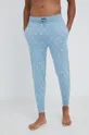 niebieski Polo Ralph Lauren spodnie piżamowe bawełniane 714830279010 Męski