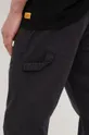 črna Bombažne hlače Superdry