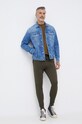 Lyle & Scott pantaloni de bumbac ML822VOG.W485 verde SS22