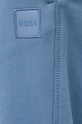 BOSS spodnie dresowe bawełniane BOSS ORANGE niebieski 50468448