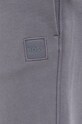 BOSS spodnie dresowe bawełniane BOSS ORANGE szary 50468448