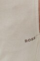 BOSS pantaloni de trening din bumbac CASUAL bej 50472661
