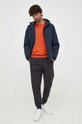 BOSS pantaloni de trening din bumbac CASUAL 50472661 negru AW23