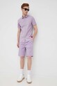 HUGO pantaloni scurti 50466648 violet SS22