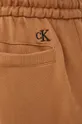 brązowy Calvin Klein Jeans spodnie bawełniane J30J320051.PPYY