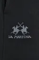 μαύρο Βαμβακερό παντελόνι La Martina