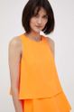 portocaliu Armani Exchange rochie
