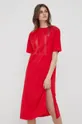 czerwony Armani Exchange sukienka 8NYAHX.YJ8XZ Damski