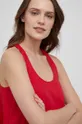 κόκκινο Armani Exchange - Βαμβακερό φόρεμα