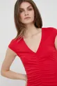 czerwony Armani Exchange sukienka 3LYAAK.YJ2UZ