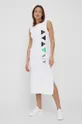 Armani Exchange sukienka bawełniana 3LYAEB.YJ7UZ biały