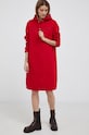Šaty Tommy Hilfiger červená WW0WW30061.PPYY